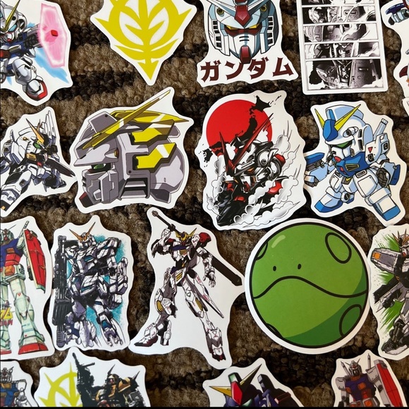 Gundam 40 pcs Sticker Set Japanese Animeππππ - Picture 4 of 7